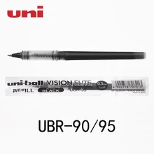 1 шт Япония UNI Refill UBR-95/UBR-90 ручка на водной основе Refill 0,8/0,5 мм для UB-205/UB-200 шариковая ручка против давления