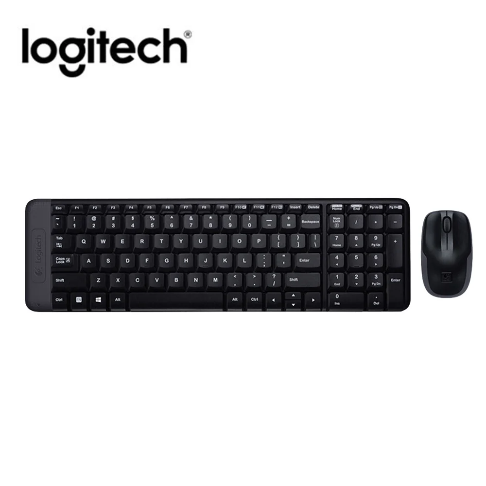 Мышь Logitech MK220 Беспроводная с клавиатурой 1000 точек/дюйм | Компьютеры и офис
