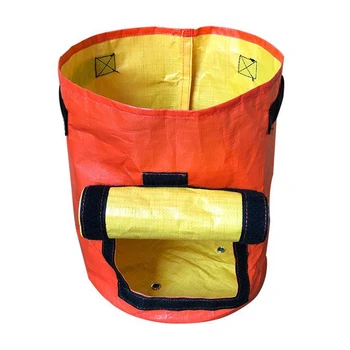 

PE Potato Grow Planter Container Bag Pouch Root Plant Growing Pot Seedling Bag Non-toxic Corrosion-resistant