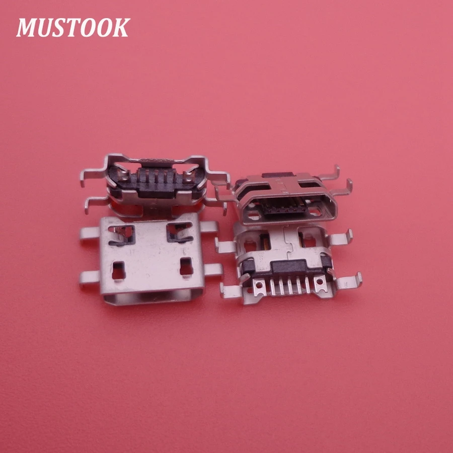 100pcs/lot Micro USB Jack Connector Charging Socket for Teclast X89 X80HD X16HD P79HD P89S mini P90 X98 air Tablet PC | Мобильные