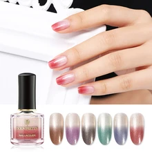 BORN PRETTY 6 мл термочувствительный, изменение цвета лака для ногтей быстрая сушка отклеивать синий фиолетовый красный узор Декоративный Лак для ногтей