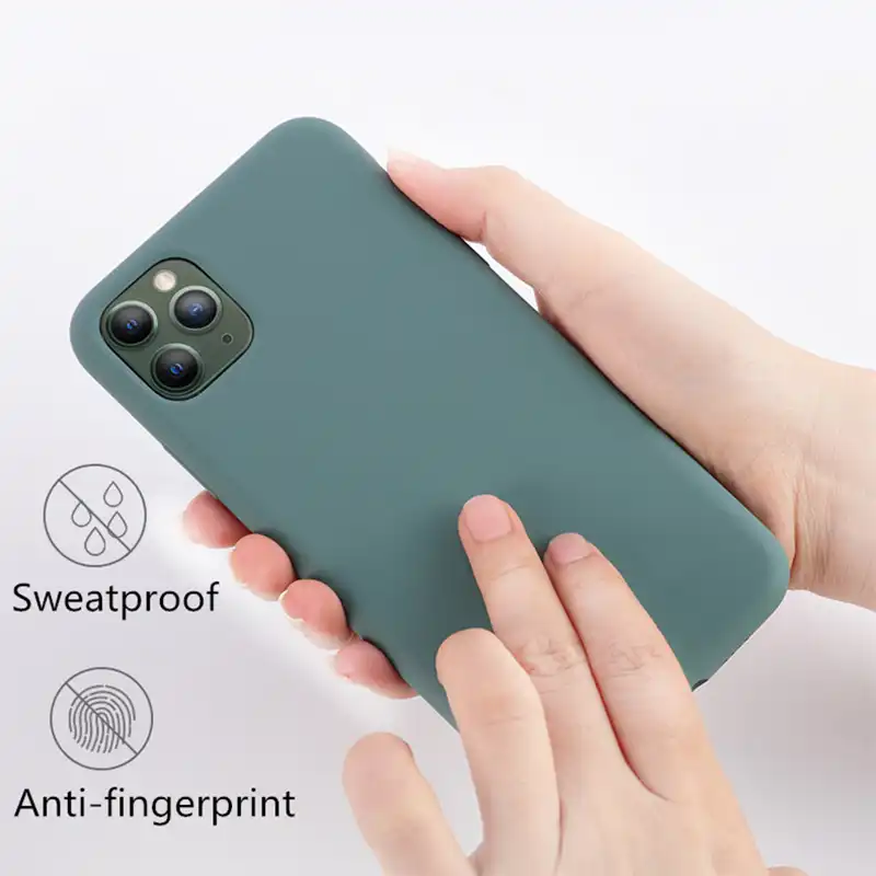 Pine Green Official Original Liquid Silicone Phone Cases For
