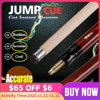 

NEW ZOKUE Billiard Jump Cue 13.5mm Tip Hard Maple Shaft 108cm Length 4 Colors Professional Jump Stick Pool Cue for Dropshipping