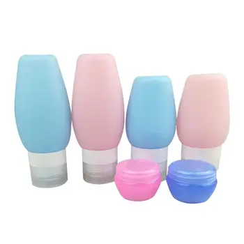 

6Pcs Travel Bottles Set for Liquids Silicone Cosmetic Containers for Shampoo Conditioner Lotion and Toiletries Cream Boxes