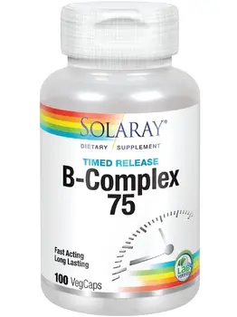 

B Complex 75 - 100 vegcaps acting Retard.