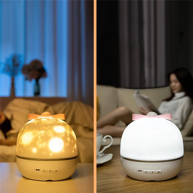 Star Ocean Projection Lamp Multi-Function Dimming Led Night Light Projector Sleep Light 6 scenes film Lamparas 40NOV5