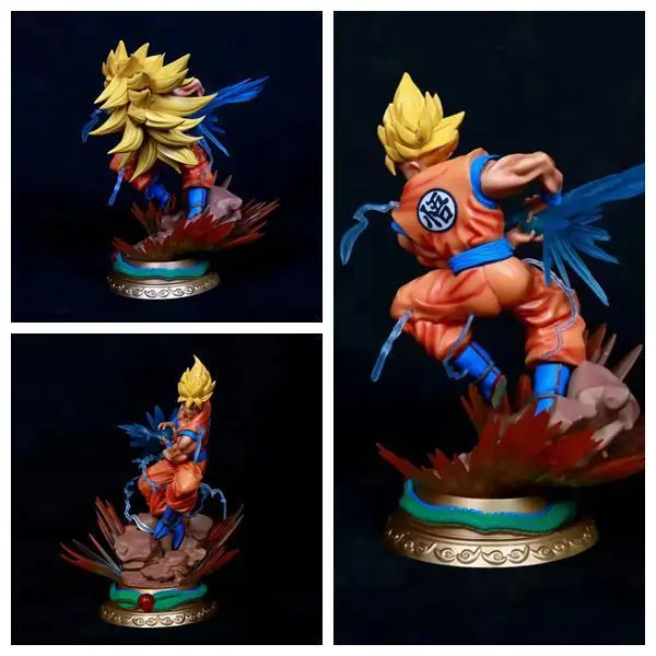 Фигурка Драконий жемчуг BANDAI новинка супер три двойные головки Сон Гоку