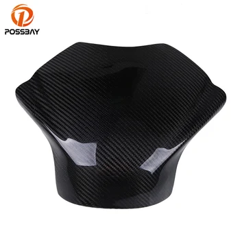 

POSSBAY Motorcycle Gas Tank Pad Cover Carbon Fiber Fuel Oil Protector for Yamaha YZF R6 2008 2009 2010 2011 2012 2013 2014