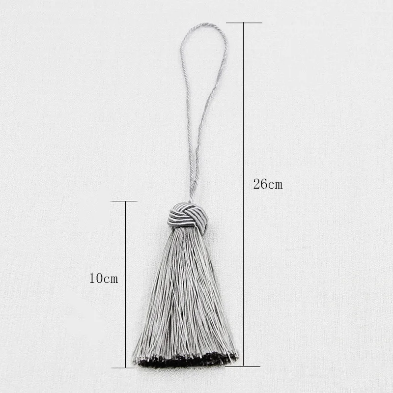 Tassel Fringe Tassel Decoration Tassel Accessories Tassel Trim Mini Tassels 2Pcs/Lots Fluffy Cotton Tassel Hanging Rope Tassel for Sewing Clothing Curtain Fringe Home Decoration Craft Room Accessories
