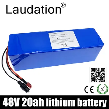 

Laudation 48V 20ah electric bike battery 48V 20ah 21700 5000mah 13 S 4 P built-in 25A B M S For 800W motor electric bicycles