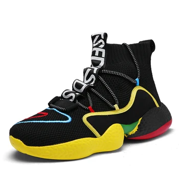 

Fashion Casual Shoes Men Summer Mens Sneakers 2020 Flying Weaving Mesh Breathable Shoe Outdoor Footwear Zapatillas Hombre