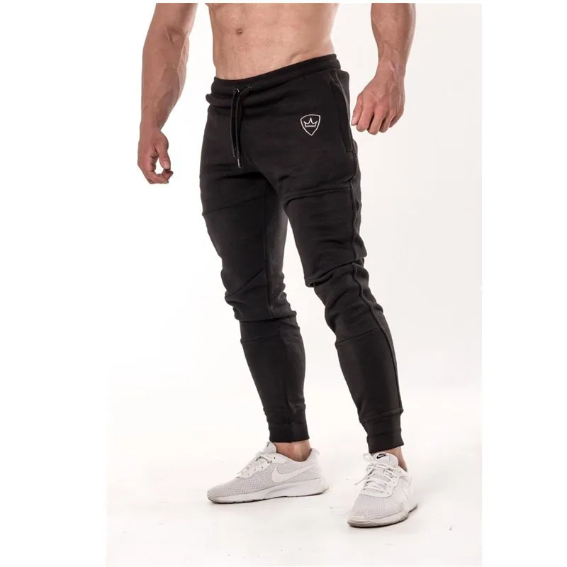 

2020 New est Mens Sweatpants Autumn Winter Man Gyms Fitness Bodybuilding Joggers Workout Trousers Men Casual Cotton Pants