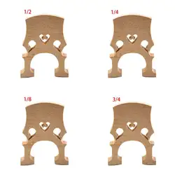 1 шт. изысканный Виолончель мост 4/4 3/4 1/2 1/4 1/8 Одежда высшего качества из кленового дерева