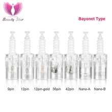 10/50 шт. Замена штык картридж для иглы пера 9 pin/12-контактный/36-контактный/nano иглы для татуировки