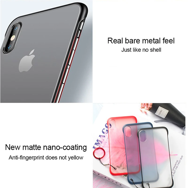 Briame Бескаркасный Прозрачный чехол для телефона для iPhone X 7 6S 8 Plus чехол XS Max XR 11 Pro Max с кольцом-держателем для пальца чехол-подставка s