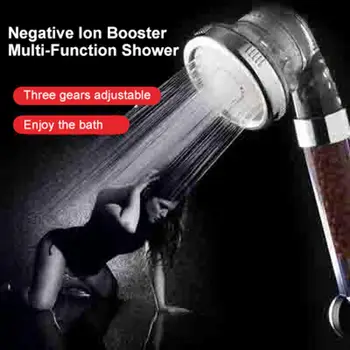 

Bath High Quality Shower Head 3Levels Adjustable High Pressure Bath Shower Head Home Hotel Water Saving Bathroom Supply