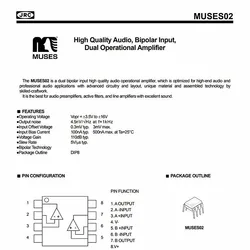 1ピースmuses02ミューズため02デュアル オペアンプ100 オリジナル Operational Amplifier Chips Aliexpress