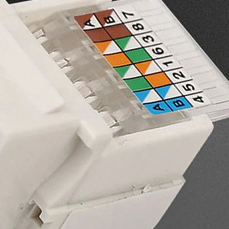 10 шт. CAT5E UTP сетевой модуль RJ45 разъем информационный компьютерная Розетка Кабель