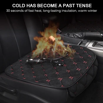 

12V Car Heated Seat Covers Universal Winter Car Seat Cushion Heating Pads Keep Warm Car Heater Heated Warmer Car Cushion