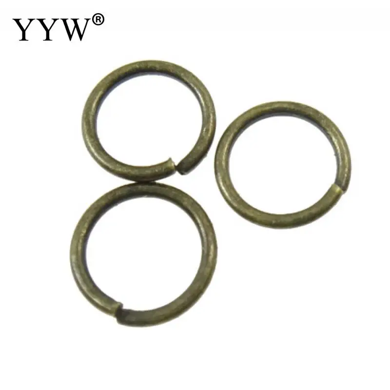 

4700PCs/Bag 6mm Iron Closed Jump Rings Split Rings Connectors For Diy Jewelry Finding Making Accessories Wholesale Supplies
