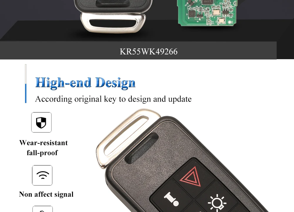 Keyforkess 433/868/902MHz Key chiave a distanza per Auto per VOLVO XC60 XC90 S90 S60 2009-2014 PCF7953 Auto Keyless Go Smart 5WK49224 11 Keyforkess 433/868/902MHz Key chiave a distanza per Auto per VOLVO XC60 XC90 S90 S60 2009-2014 PCF7953 Auto Keyless Go Smart 5WK49224 - H0f76e18b0f894c12a0b15f83aafa0c2fy