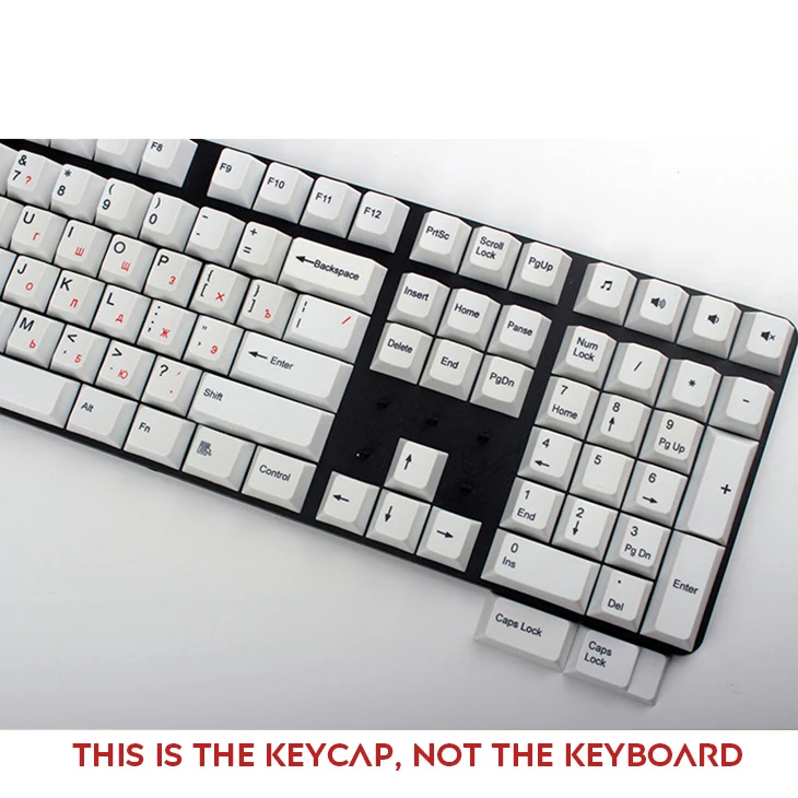 108 key русские/корейские/японские сублимационные OEM профильные колпачки для ключей