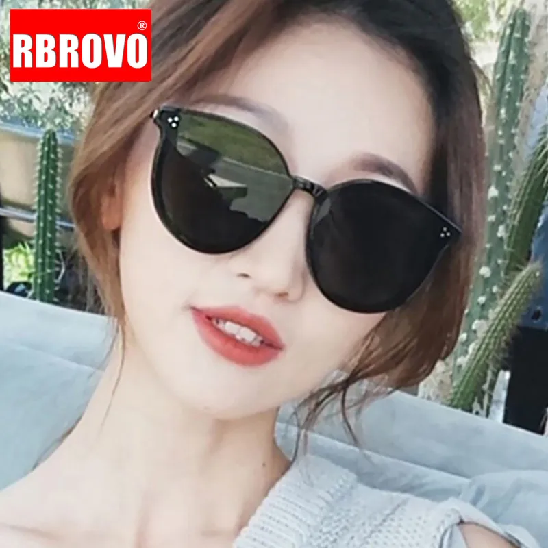 RBROVO 2019 Модные солнцезащитные очки кошачий глаз Женские винтажные карамельных