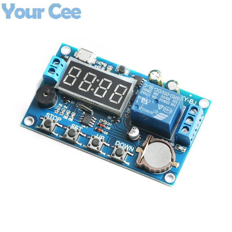 10 Moduli Relè 1 Via DC 6-30V Con Timer Ciclo Ritardo – Interruttore Programmabile