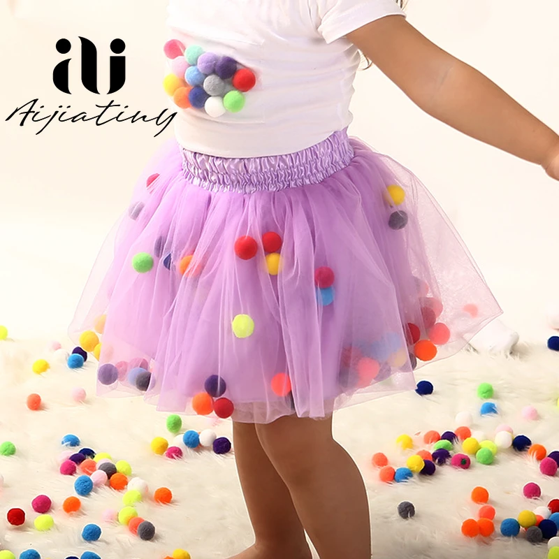Falda de tutú de tul de colores para niñas pequeñas, ropa infantil, suave, con falda abombada|Faldas| - AliExpress