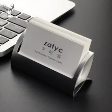 

Metal Business Card Holder Desk Shelf Box Storage Display Stand Office Desk Business Card Organizer Desk Accessories Stand Clip