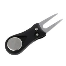 Прямая поставка Гольф Divot ремонт Switchblade шаг паз очиститель Pitchfork положить зеленые вилки