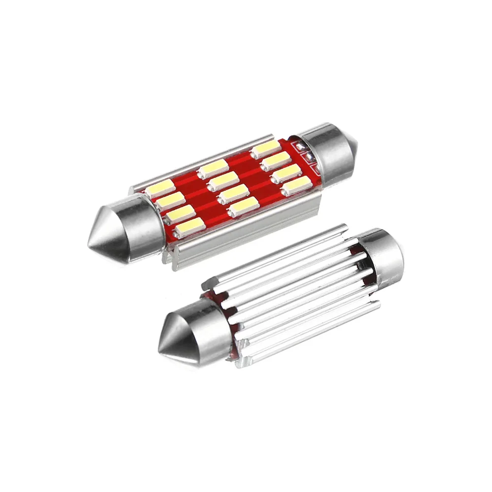 CANBUS лампочка ошибка практичный 2шт 39 мм Festoon DC 12V 1860 светодиодный чип Бесплатный