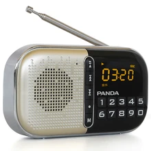 Мини Портативный FM радио приемник ручной легкий для ходьбы Поддержка TF карты светодиодный дисплей MP3 музыкальный плеер