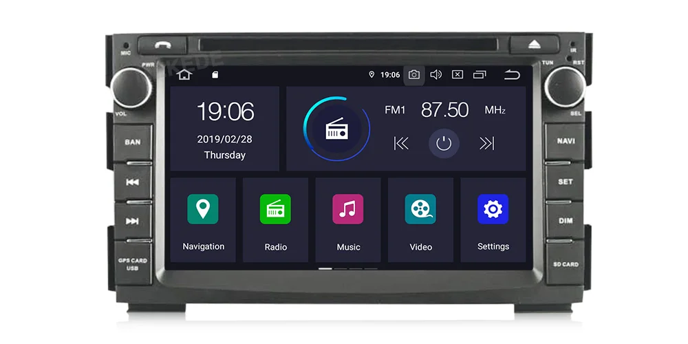 Android 9,0 8 ядерный Автомобильный мультимедийный DVD gps плеер для KIA Ceed 2009-2012 с 2din Авто Радио стерео wifi BT OBD DVR DAB камера