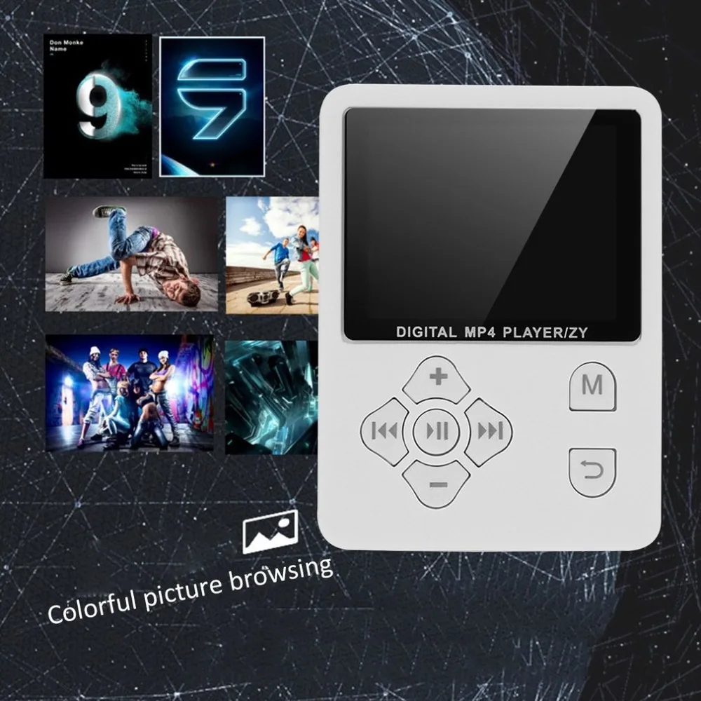 MP3 T2 card MP3 cross ultra-thin lightweight portable screen MP3 music player MP3 portable Round key Cross key