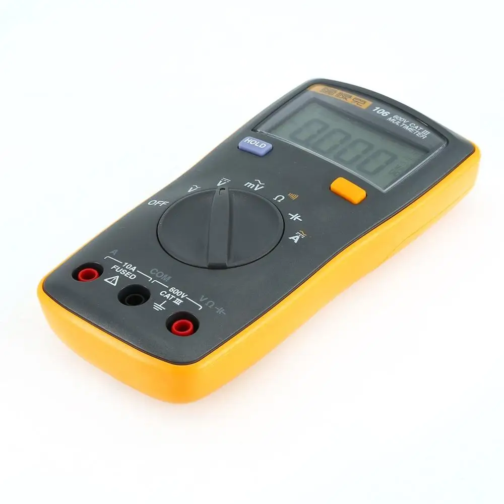 Auto Range Digital Multimeter Data Hold DC/AC Voltmeter Ammeter Resistance/Capacitance Tester Auto Power Off