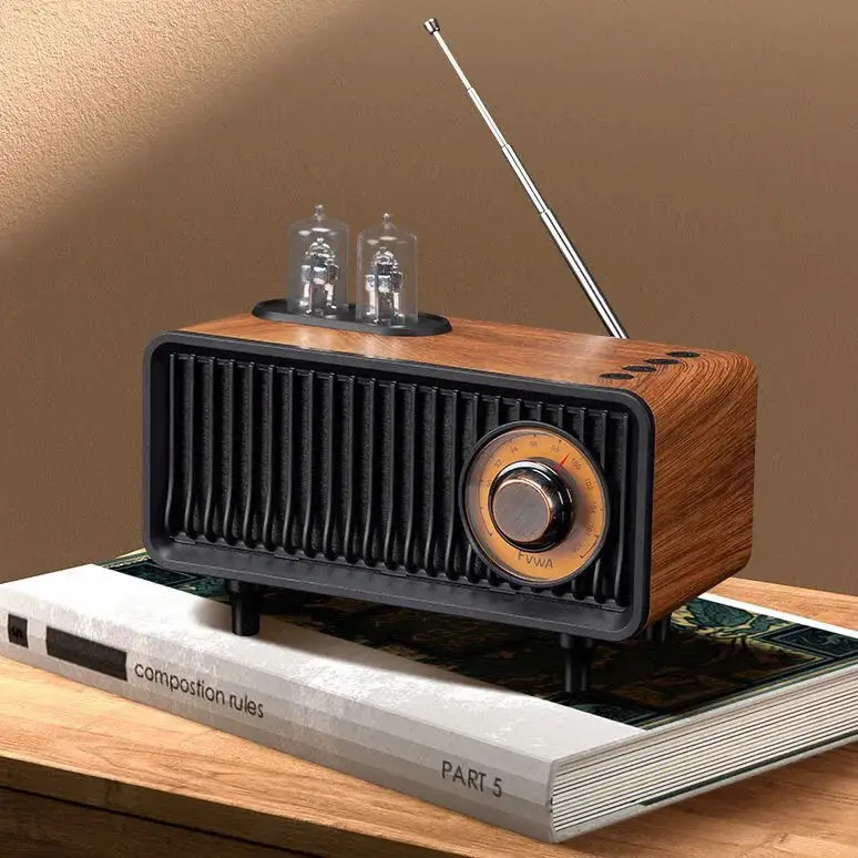 レトロウッドラジオ,ワイヤレス,Bluetooth,スピーカー,サブウーファー