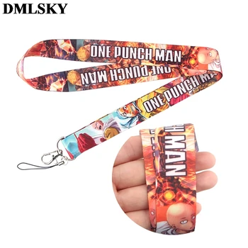 

24pcs/lot DMLSKY funny MAN Anime Lanyard Keychain Lanyards for keys Badge ID Mobile Phone Rope Neck Straps Gifts M4081