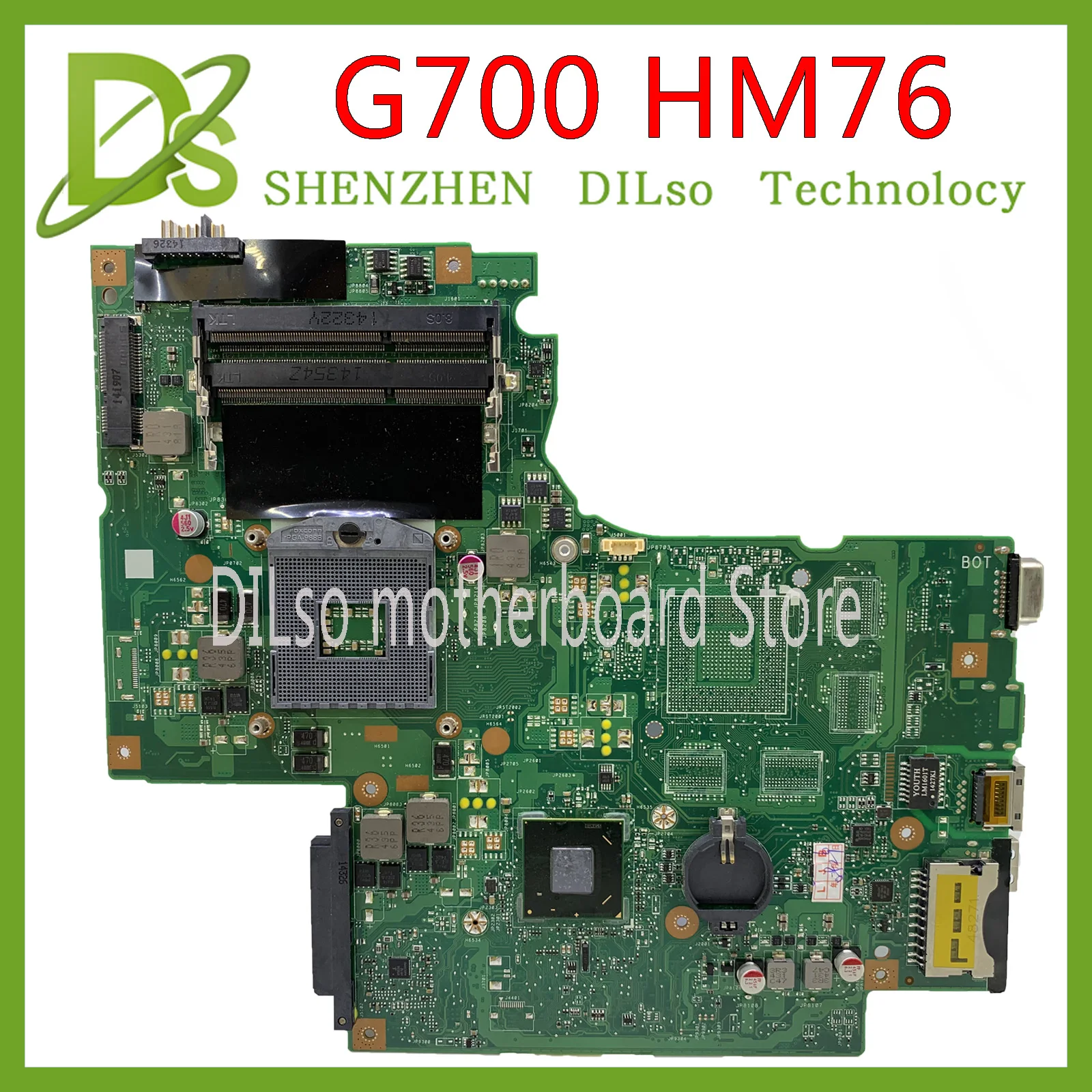 KEFU G700 для lenovo G700 материнская плата для ноутбука Бэмби плата HM76 J8E USB3.0 11SN0B5M11 11S90003042 оригинальная материнская плата