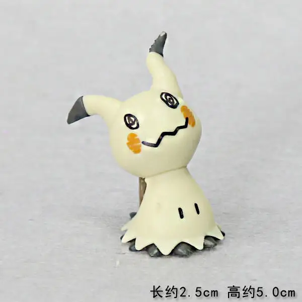 Tomy Pokemon 4-6cm Charmander Popplio Litten Pikachu Rowlet Treecko Eevee Fennekin Greninja Anime Action Figure Dolls Toy Mimikyu