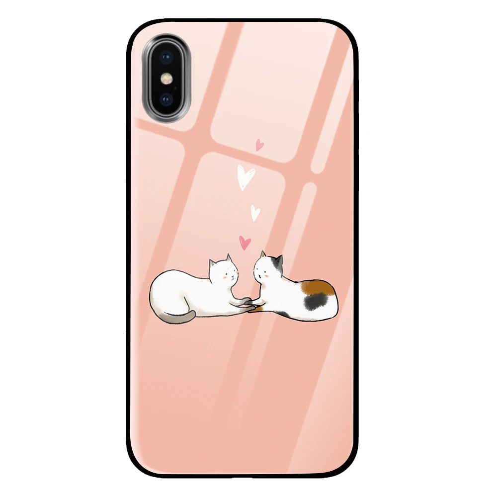 Бесплатные обои из закаленного стекла Роскошные Чехлы для samsung Galaxy S10 S8 S9 Plus Note 8 9 - Цвет: 7