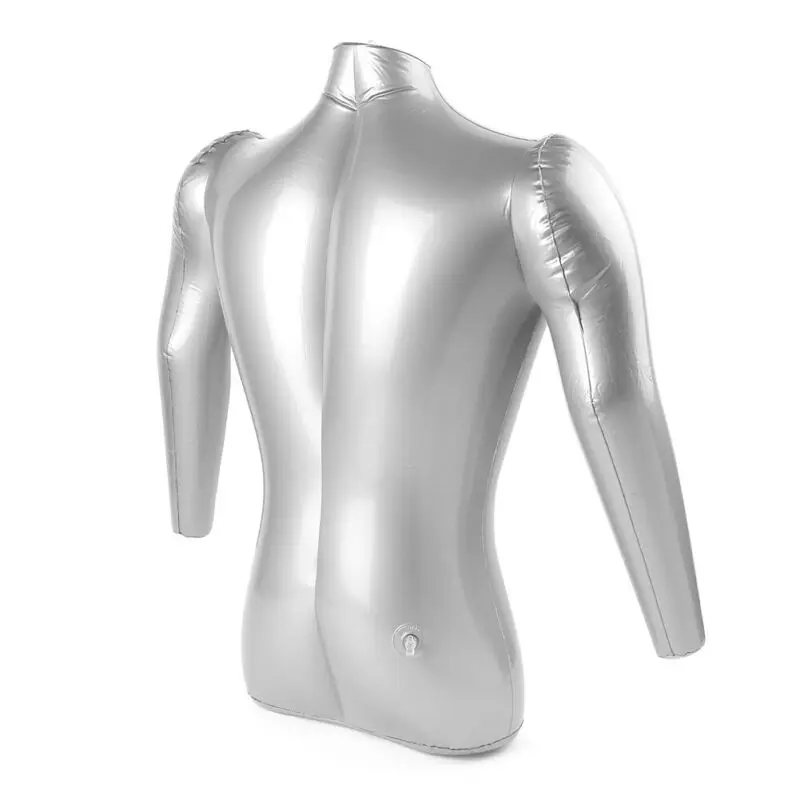 Man Half Body With Arm PVC Inflatable Mannequin Male Dummy Torso Model