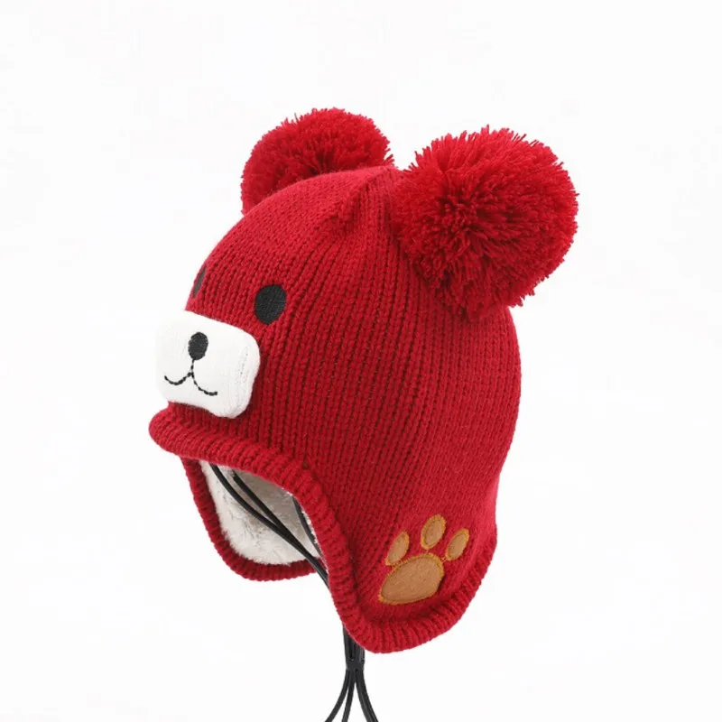 В году, шапки для новорожденных и детей ясельного возраста Детские шапки для мальчиков и девочек, повседневные, модные, милые, вязанные, шерстяные шапки, теплые зимние шапки