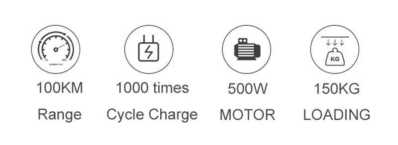 Daibot Folding Electric Bike 48V Two Wheel Electric Scooters 10 inch Motor 500W Portable With Seat Electric Scooters Adults      (33)