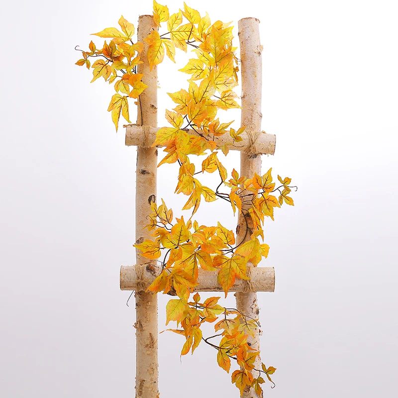 180cm Artificial plants Ivy Maple leaf garland for Wedding decor tree Fake Autumn leaves flowers hanging vines Home wall decor