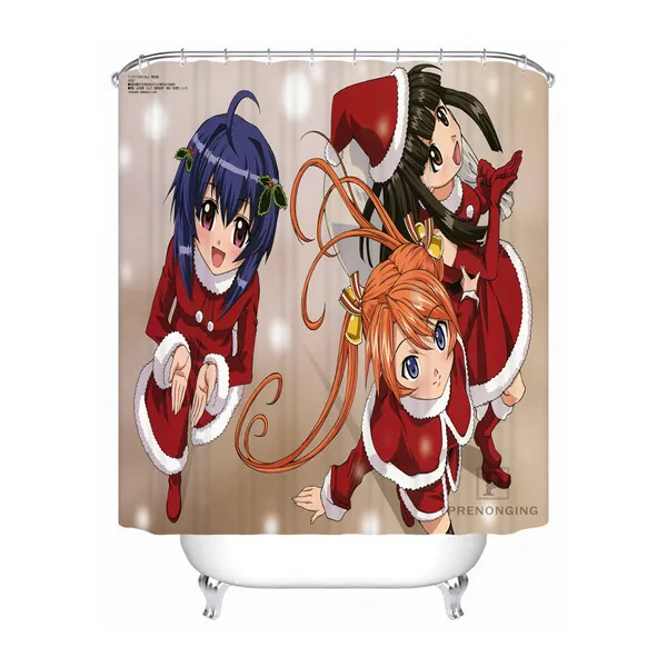Shower Curtain Пользовательские аниме Merry christmasводонепроницаемый ванная комната приемлемая занавеска из полиэстеровой ткани занавеска для ванной#180318-14 - Цвет: Shower Curtain