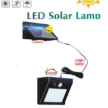 1/4pcs Solar PIR Motion Sensor Outdoor Garden Street Led Solar Panel Powered Lamp 30leds Path light Security Wall lighting indoo