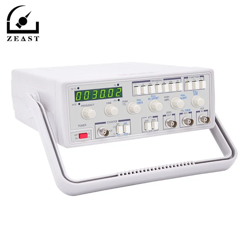 

MFG-3002 2MHz Function Generator 0.1Hz -2MHz Digital Signal Generator with Frequency Counter High Frequency Function Generator