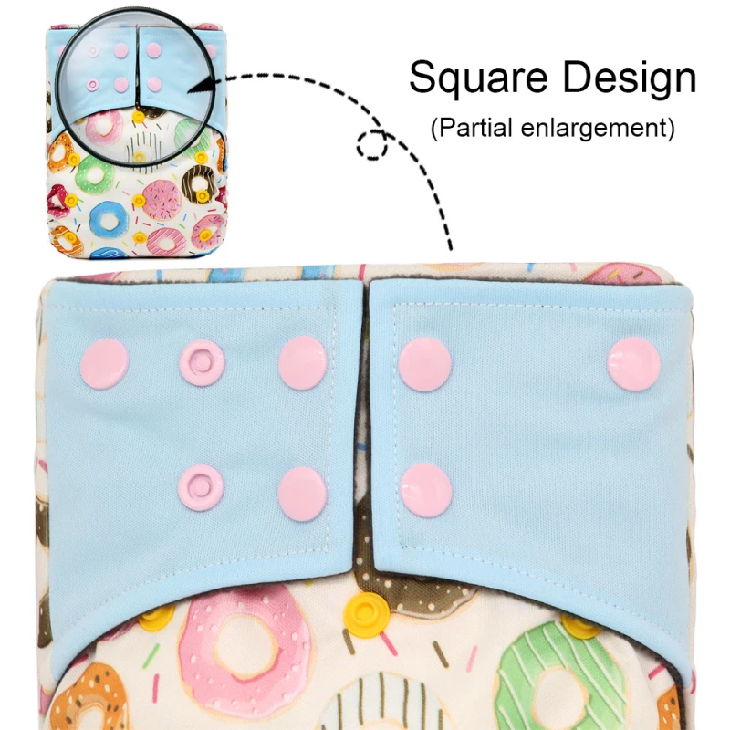 Baby Cloth Diapers Reusable Diapering Pocket Nappy Cover Washable Adjustable Newborn Waterproof Toilet Training Underwear Diaper