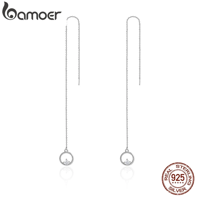 Женские длинные серьги кисточки из серебра 925 пробы с фианитами|earrings for|dropping earrings